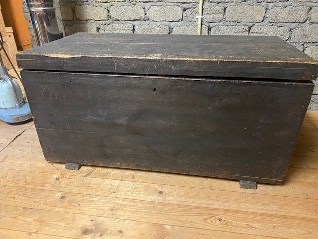 Hutkoffer, Gebruikt, 100 tot 150 cm, 50 tot 75 cm, Ophalen of Verzenden
