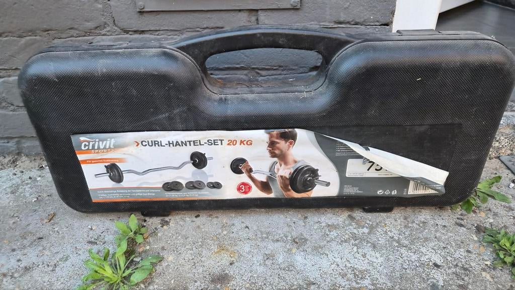 Crivit Sports - Curl Hantel set / Gewichten (20 kg), Ophalen