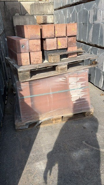 Poer 15x15x60 roestbruin, Ophalen, Zo goed als nieuw, Minder dan 25 cm, Beton