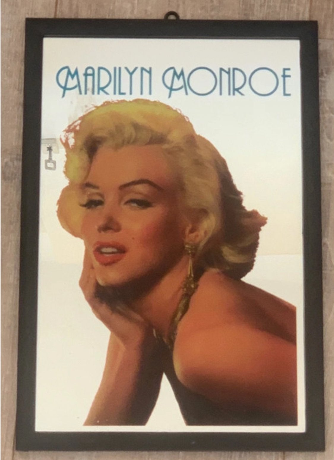 Marilyn Monroe vintage spiegel lijst, Verzamelen, Ophalen of Verzenden, Zo goed als nieuw, Poster, Artwork of Schilderij