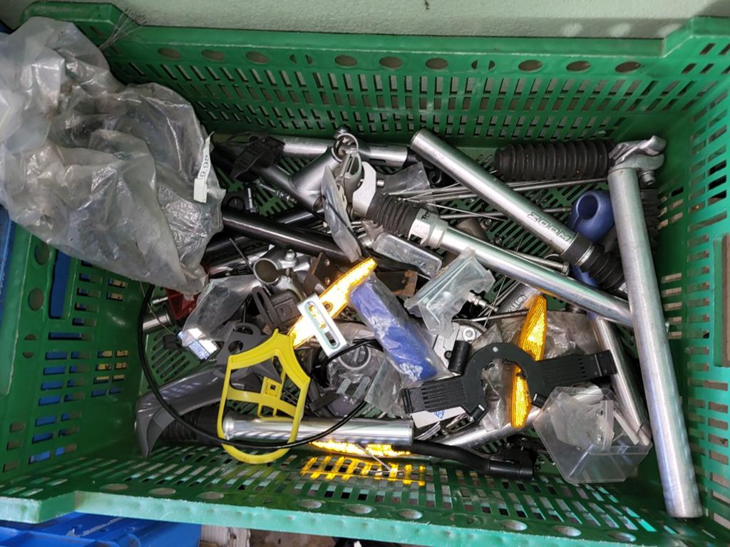 Partij fietsonderdelen, Fietsen en Brommers, Ophalen of Verzenden