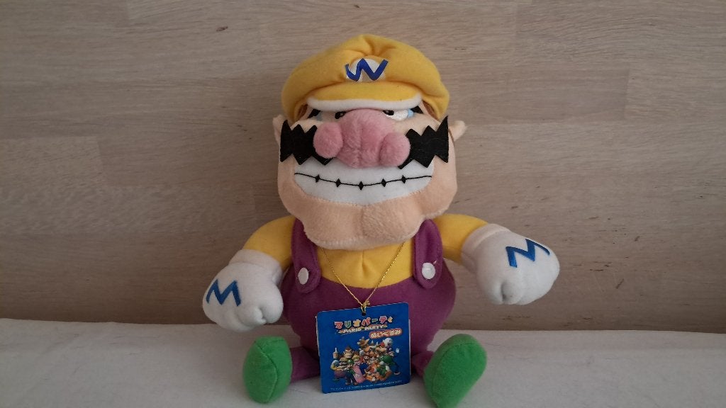 Mario Party 5 Wario pluche, 2003 hudson soft, Overige merken, Overige typen, Nieuw, Ophalen of Verzenden
