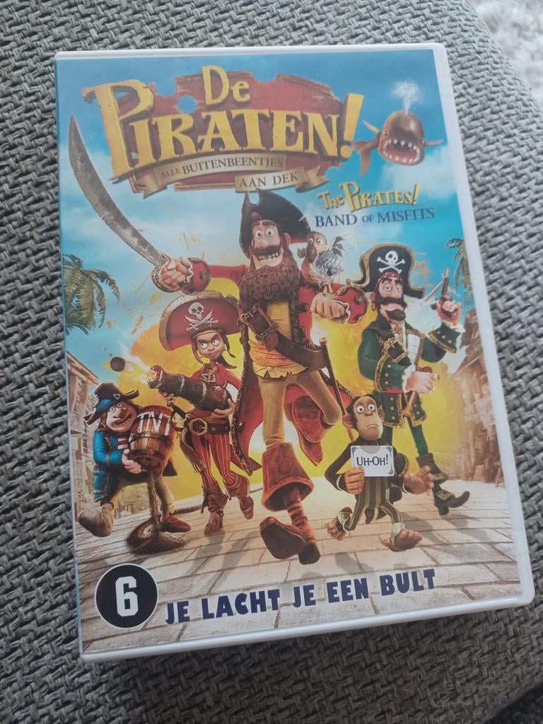 De Piraten! Alle Buitenbeentjes aan Dek DVD, Vanaf 6 jaar, Ophalen of Verzenden, Gebruikt