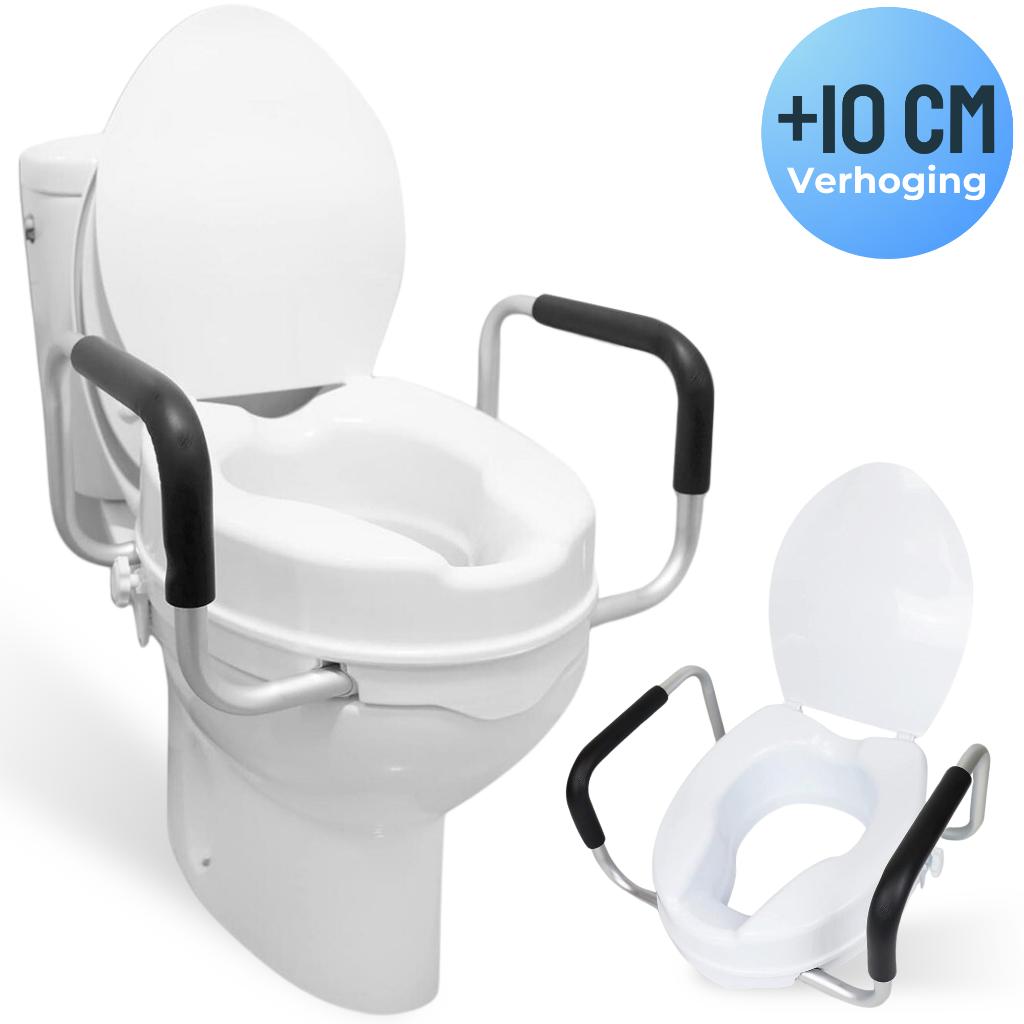 Hendriqs - WC Verhoger met Armsteunen - Nieuwprijs €60,95, Ophalen of Verzenden, Zo goed als nieuw, Hendriks Handelshuis, Hendrik@hendrikshandelshuis.nl