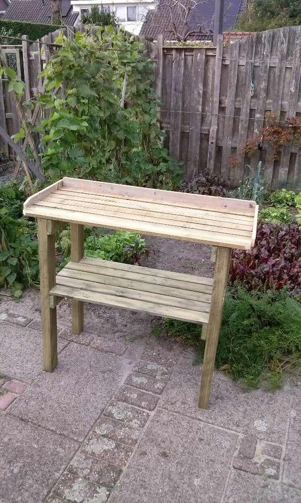 Tuintafel Oppottafel Tuinspiegel Rozenrekje, Tuin en Terras, Ophalen, Nieuw, Rechthoekig