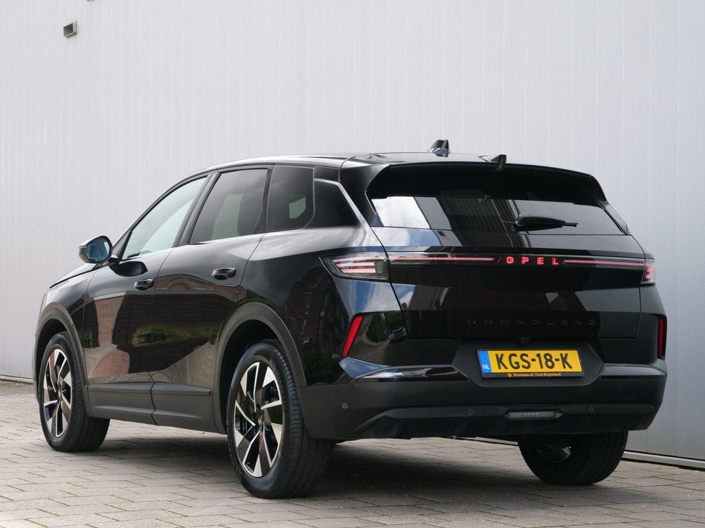 Opel Grandland 1.2 Turbo Hybrid GS 145 Pk Automaat Navi / DA, 145 pk, 1199 cc, Leder en Stof, Zwart