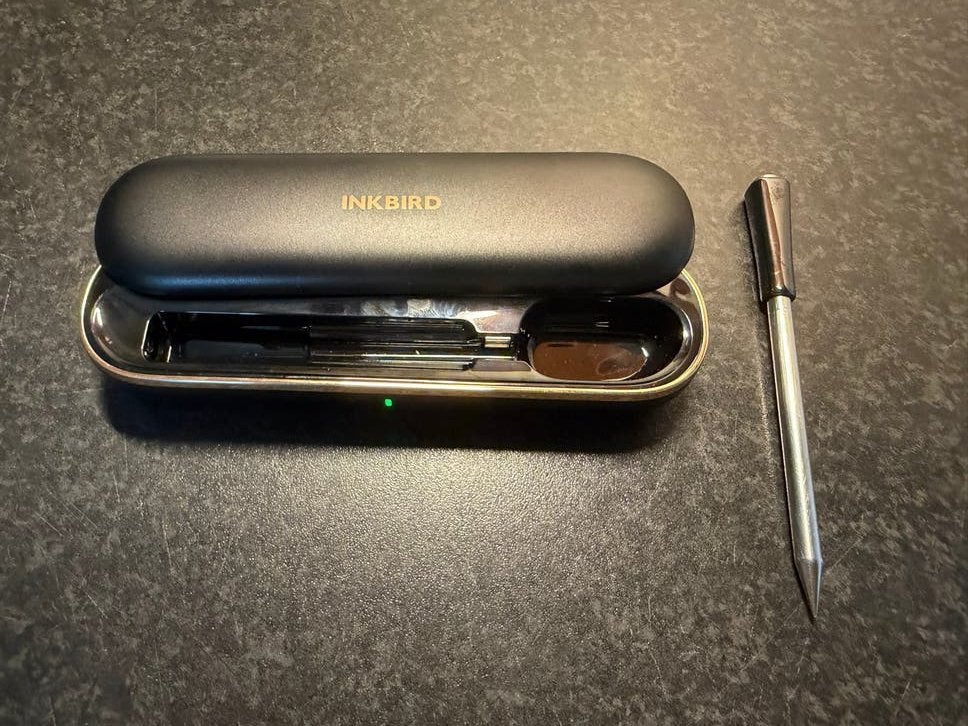 Inkbird INT-11P-B Draadloze Vleesthermometer met Oplaadcase, Ophalen, Zo goed als nieuw