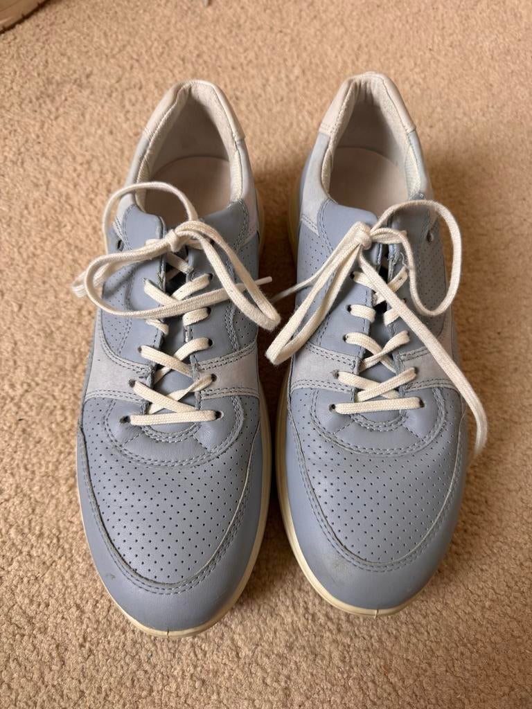 Lichtblauwe sneakers, maat 40 ecco, Kleding | Dames, Schoenen, Zo goed als nieuw, Sneakers of Gympen, Blauw, Ophalen of Verzenden