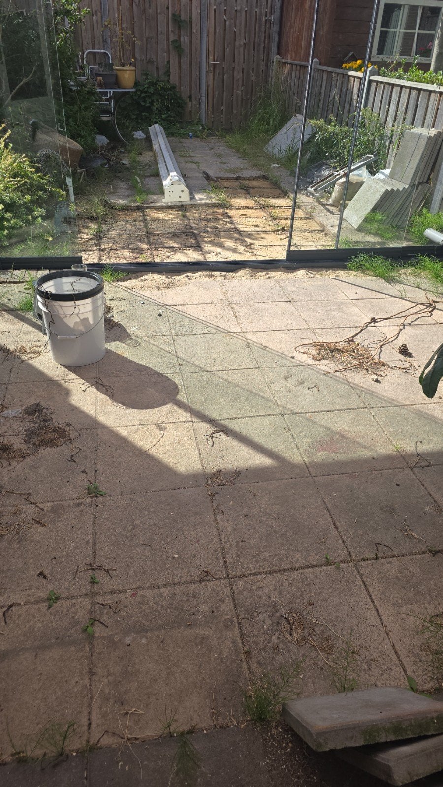 tuin beton tegels, Ophalen, Beton, Terrastegels