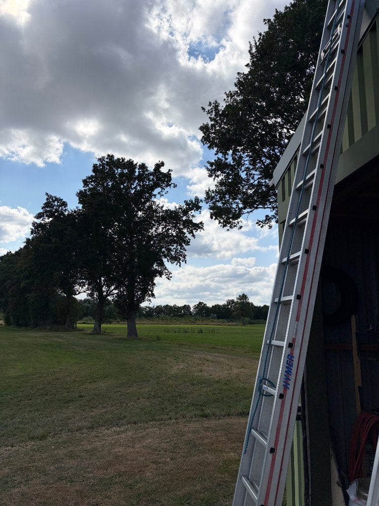 Trekladder, Doe-het-zelf en Verbouw, Ladders en Trappen, Ophalen, Zo goed als nieuw, 4 meter of meer