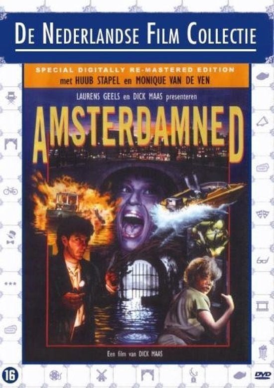Amsterdamned - Dick Maas - 1988, Cd's en Dvd's, Dvd's | Nederlandstalig, Zo goed als nieuw, Thriller, Speciale editie, Vanaf 16 jaar