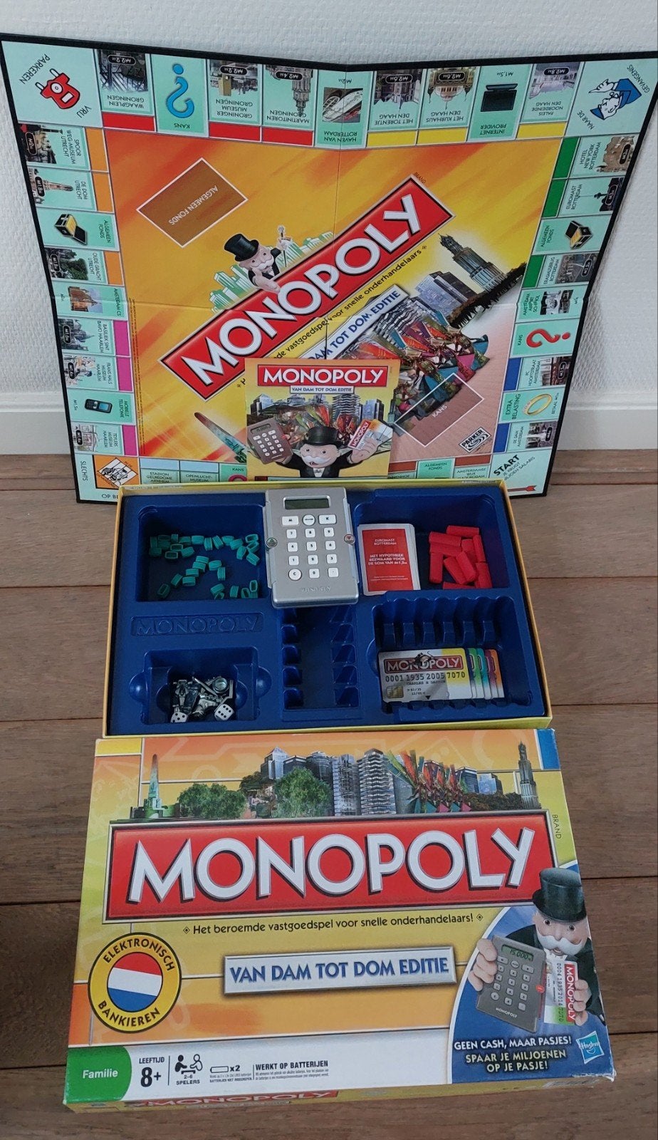🧱 Monopoly van Dam tot Dom Editie 🕍, Een of twee spelers, Ophalen of Verzenden, Zo goed als nieuw, Parker