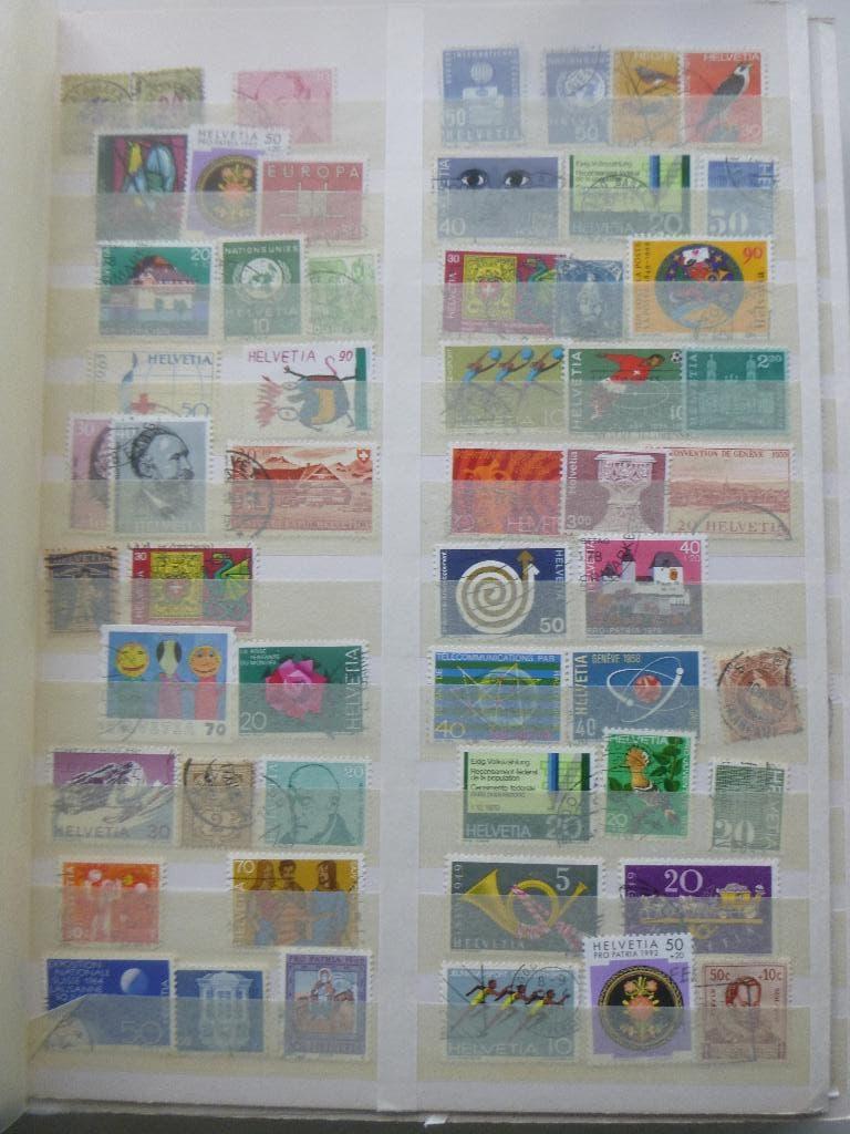 dik Leuchtturm stockboek Zwitserland Engeland Duitsland etc, Postzegels en Munten, Postzegels | Volle albums en Verzamelingen
