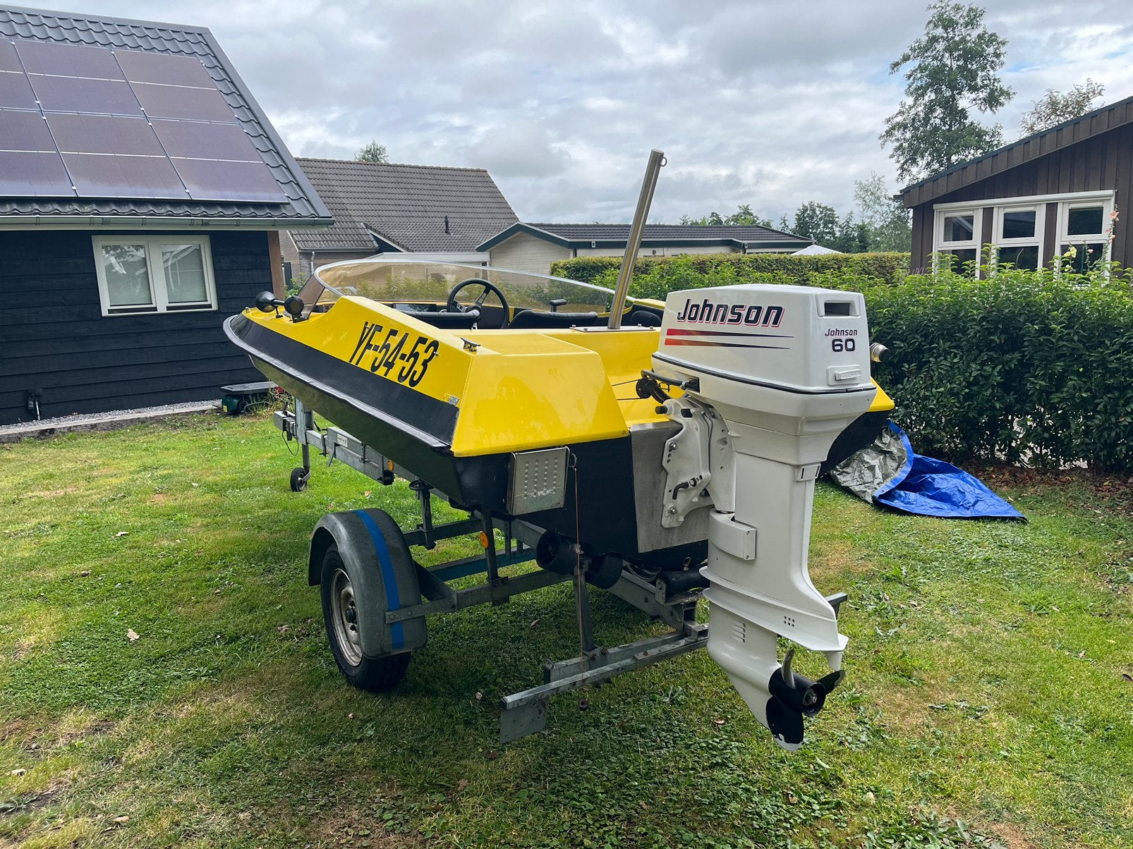 Piranha Bagheera 60pk 2 takt, Ophalen, Buitenboordmotor