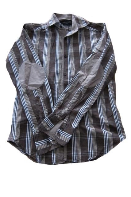 Cavallaro napoli blouse overhemd bruin ruit 37 heren, Bruin, Halswijdte 38 (S) of kleiner, Zo goed als nieuw, Schipluidenlaan 20 5035KJ Tilburg