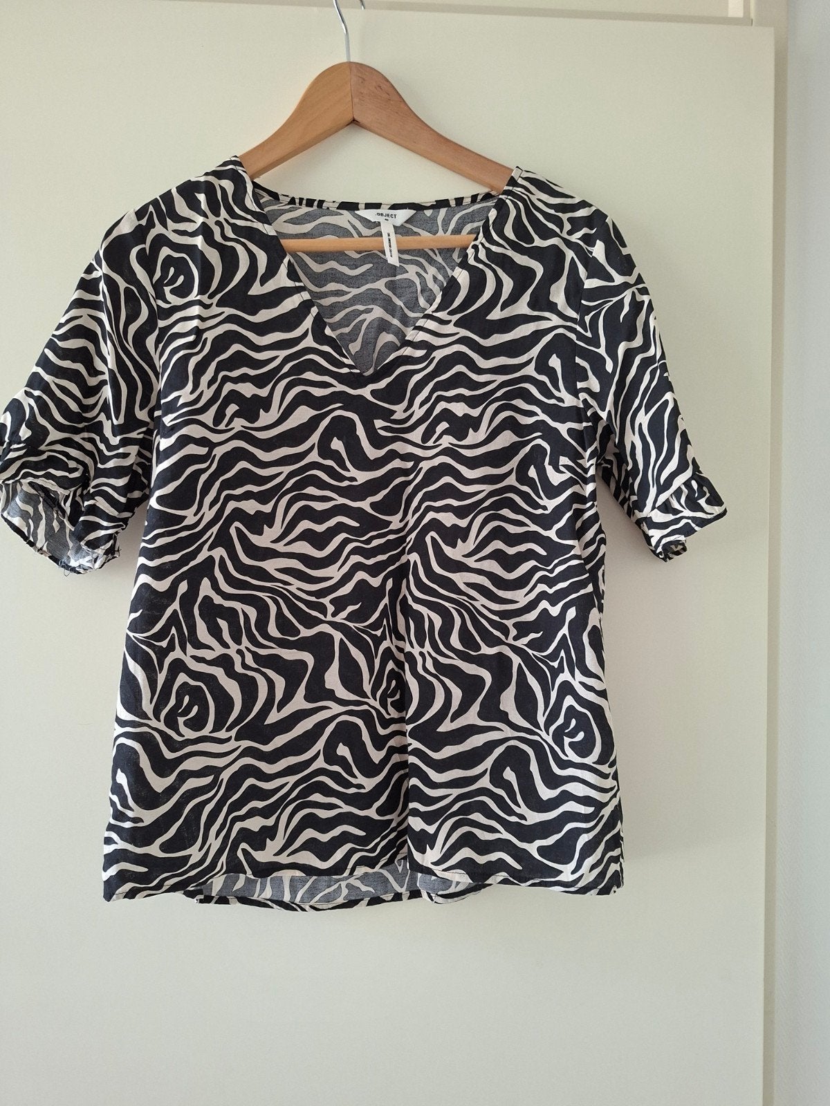 object damesblouse, Ophalen of Verzenden, Zo goed als nieuw, Maat 38/40 (M), Korte mouw