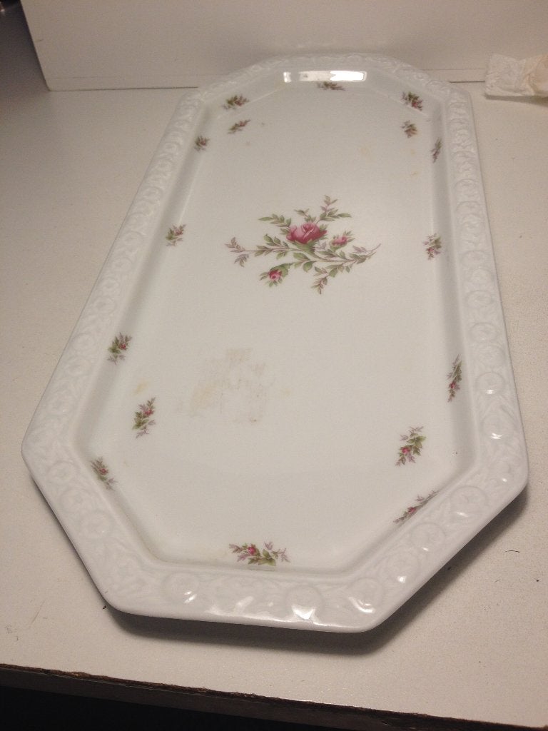 Antieke porseleinen cake schotel van Rosenthal, Verzenden