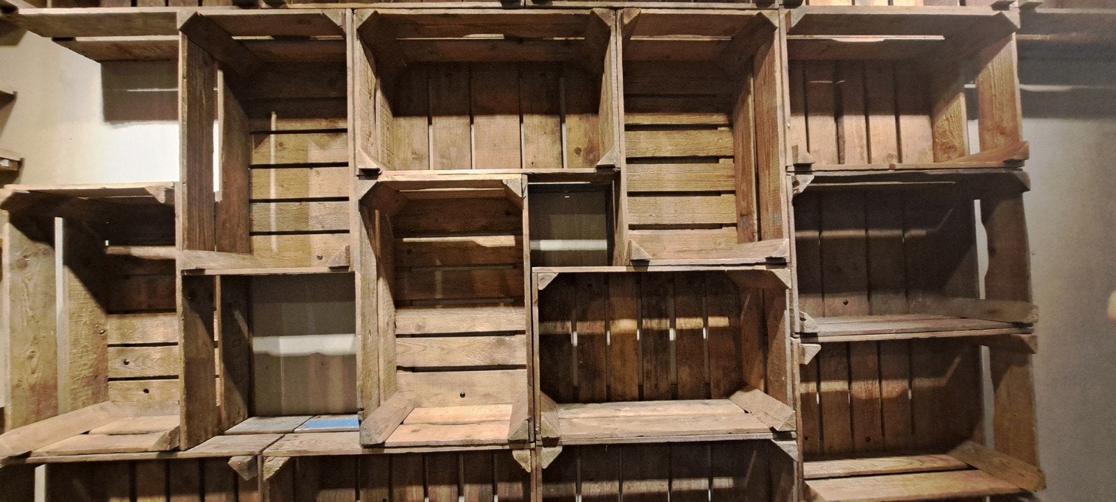 Vintage Houten Kisten - Decoratief en Functioneel, Ophalen, Gebruikt
