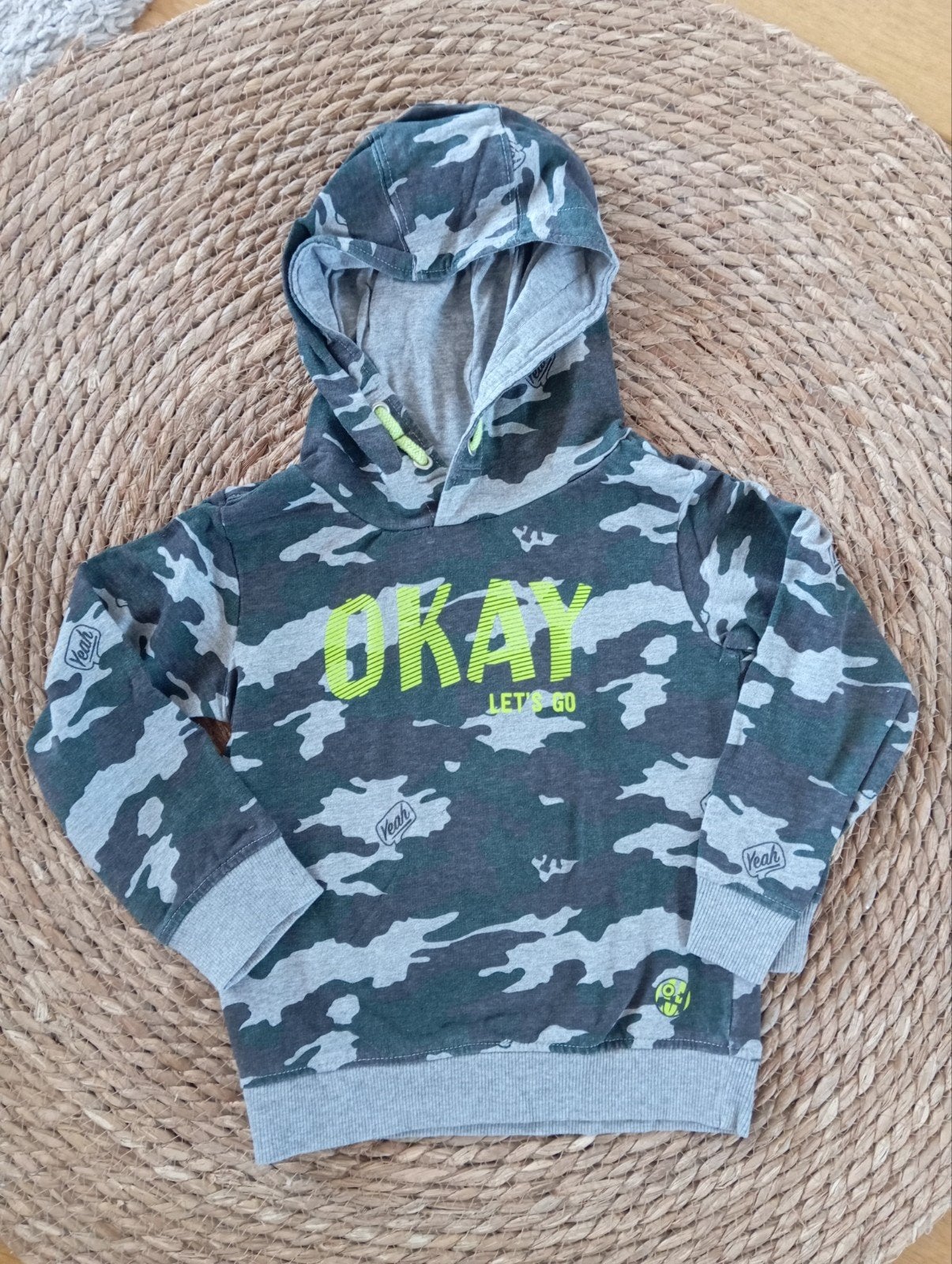 Stone Kids Camouflage Hoodie | Maat 110, Kinderen en Baby's, Kinderkleding | Maat 110, Ophalen of Verzenden, Stone Kids, Jongen
