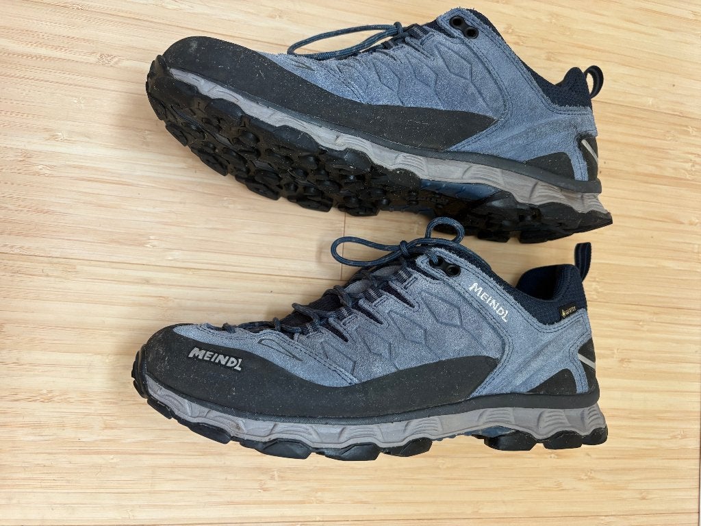 Meindl Lite Trail GTX Goretex lage herenschoen mt 8, izgst, Ophalen of Verzenden, Zo goed als nieuw, Schoenen
