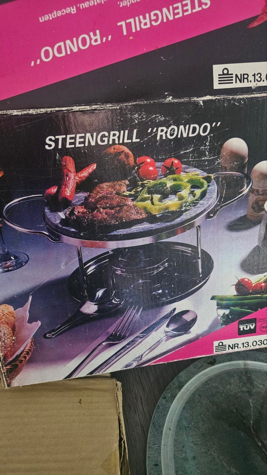 Steengrill Rondo voor thuis - Gezellig tafelen, Witgoed en Apparatuur, Ophalen of Verzenden, Gebruikt