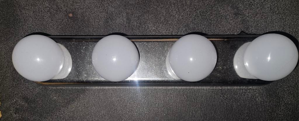 LED Make-up Spiegel Verlichting met Zuignappen, Ophalen of Verzenden, Gebruikt, Modern