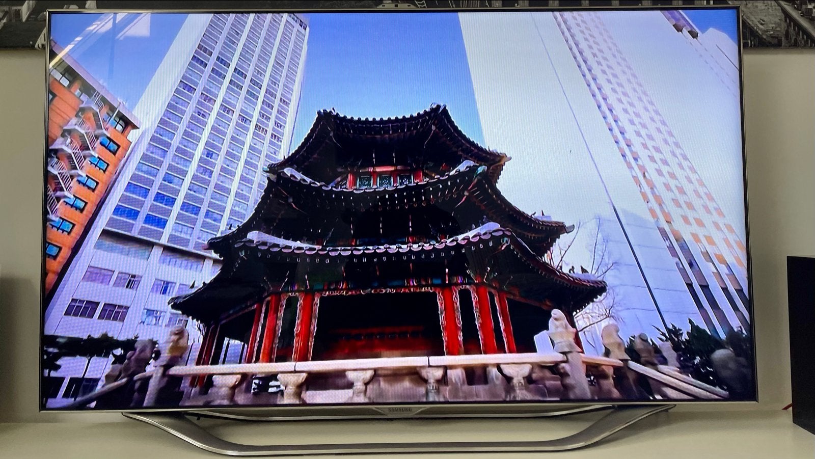 Samsung UE55ES8080U 55 inch Smart LED TV, Ophalen, LED, Zo goed als nieuw, 100 Hz