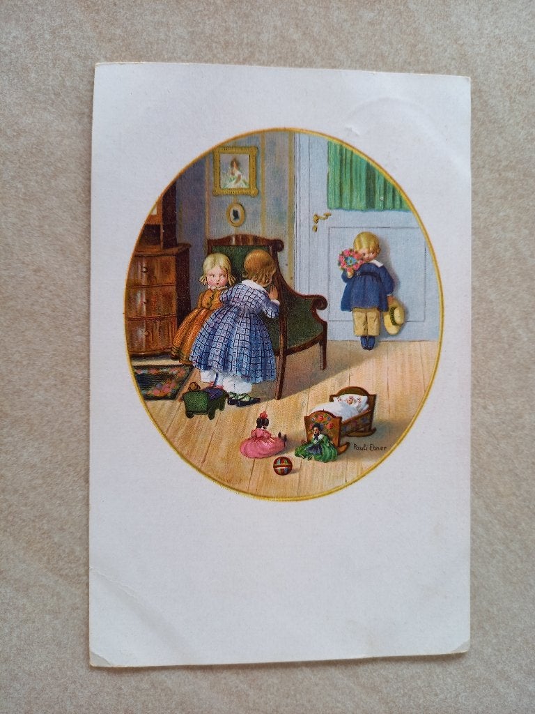Pauli Ebner kaart, Ophalen of Verzenden, 1920 tot 1940, Gelopen, Kinderen