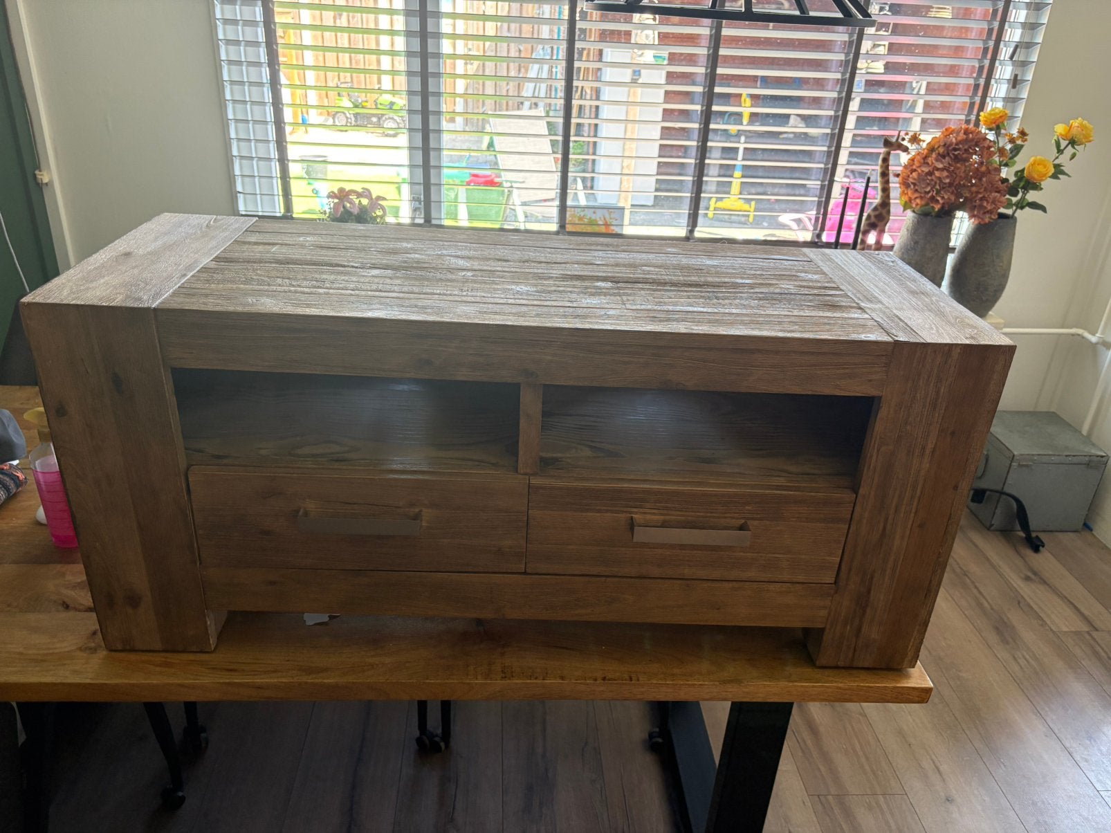 Tv meubel, Ophalen, 100 tot 150 cm, Zo goed als nieuw, Minder dan 100 cm