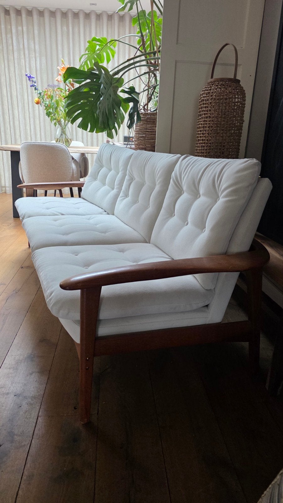prachtige retro 3 zitsbank/vintage bank, Ophalen, Huis en Inrichting