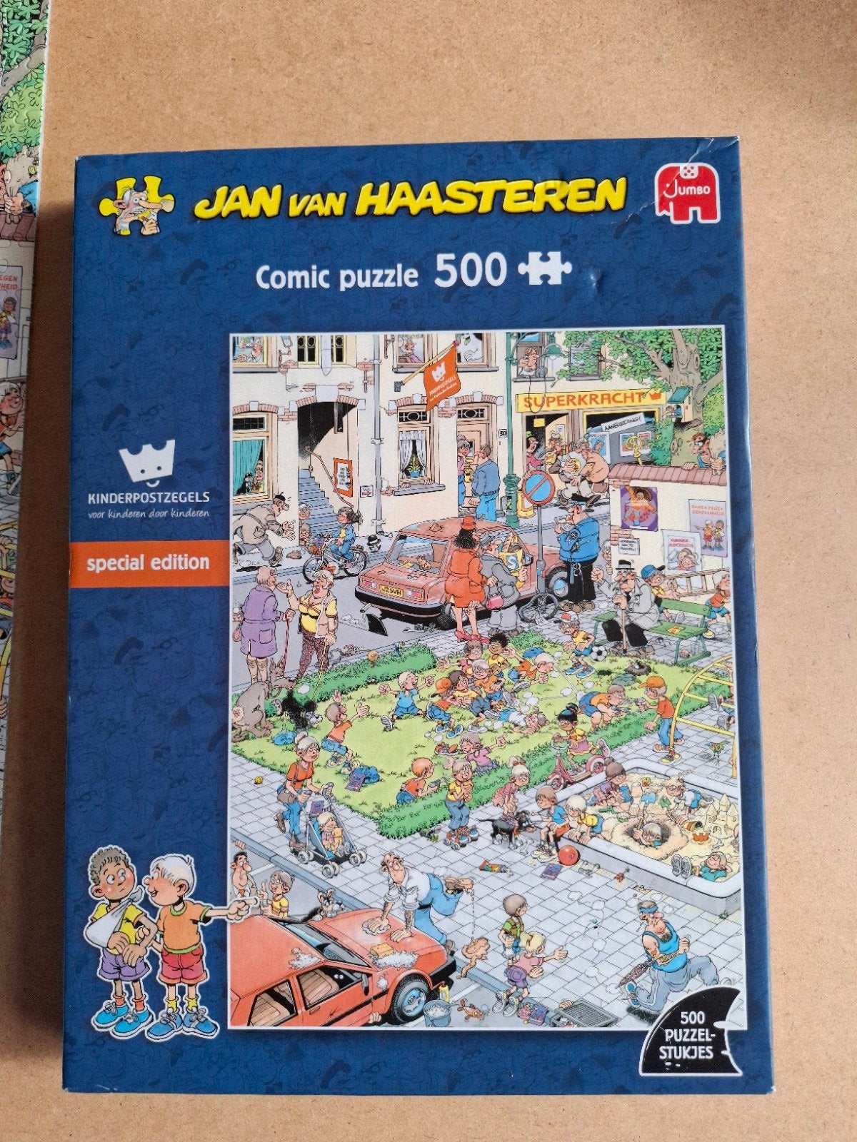 Jan van Haasteren Puzzel 500 stukjes - Kinderpostzegels, Ophalen