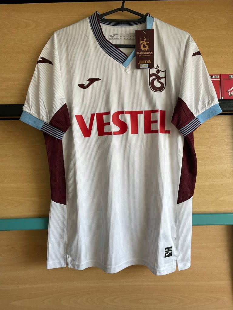 Trabzonspor Joma Voetbalshirt Nieuw Wit Maat M, Joma, Maat 48/50 (M), Wit, Nieuw