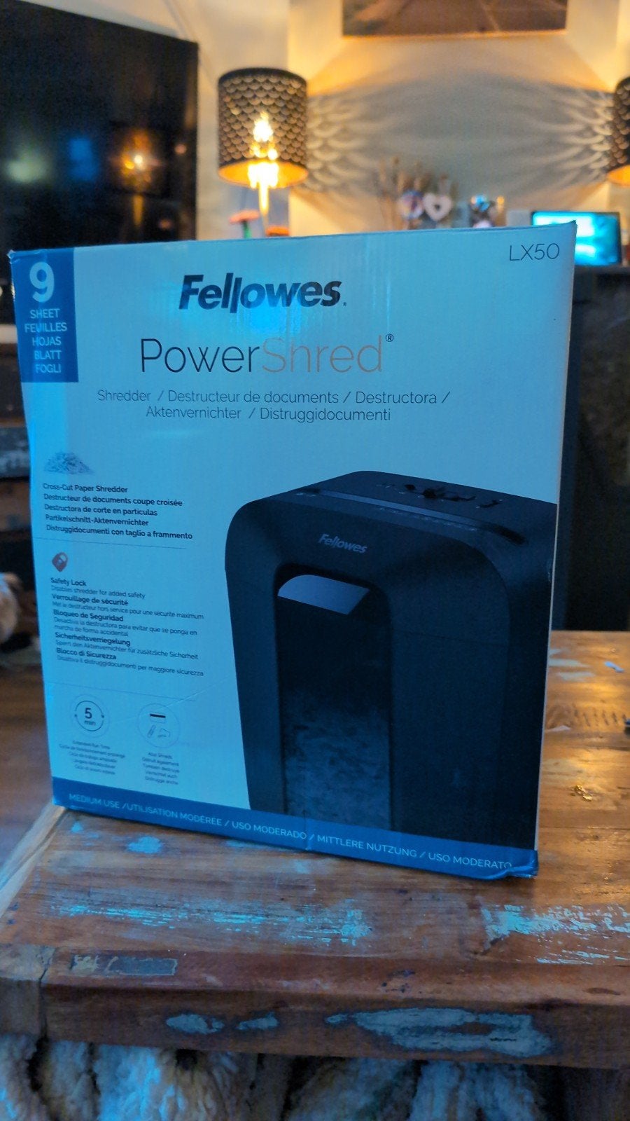 Fellowes PowerShred LX50 Papiervernietiger - Nieuw in doos, Diversen, Ophalen of Verzenden