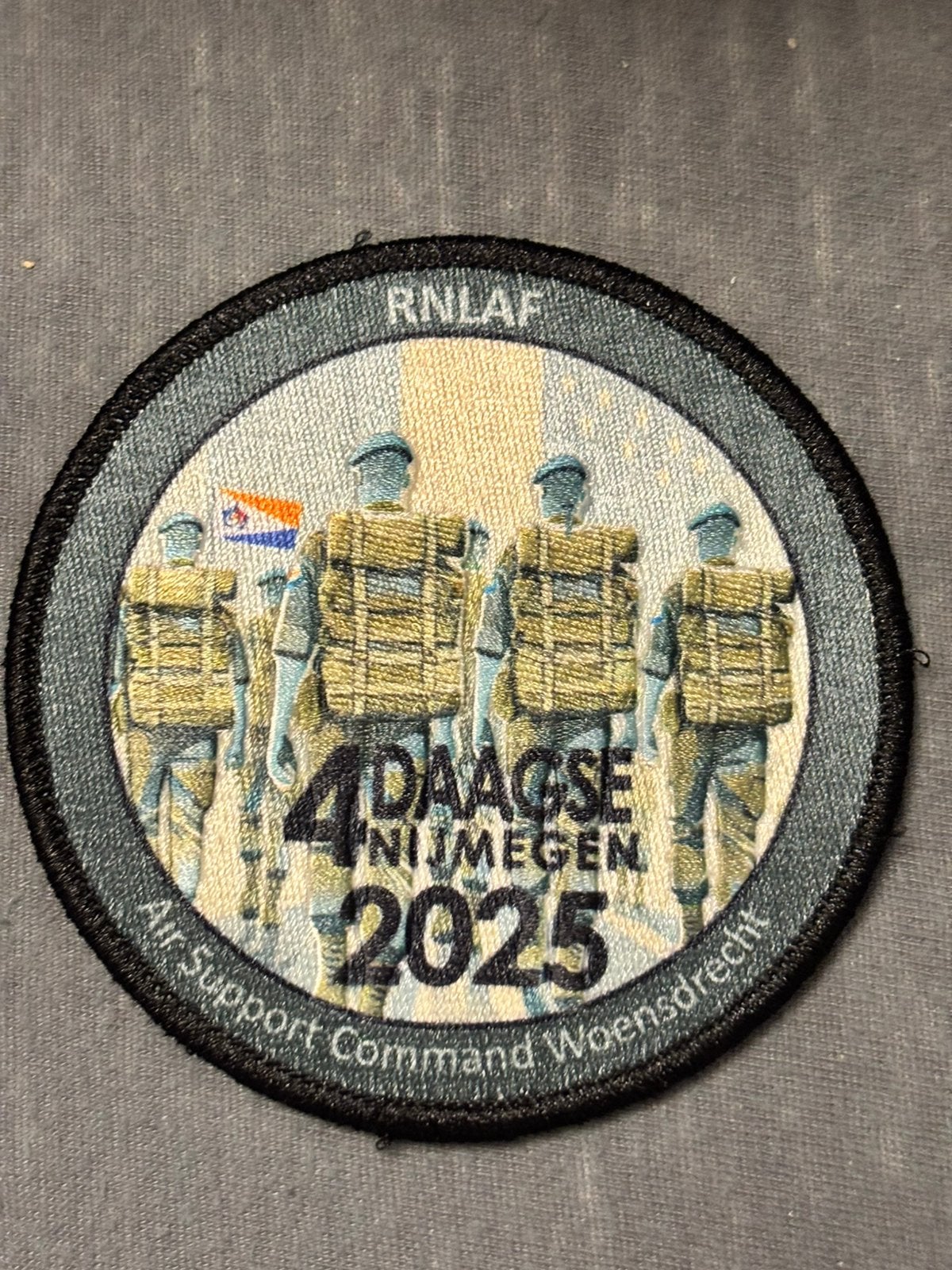 Embleem RNLAF 2025 4 daagse van Nijmegen, Verzamelen, Verzenden, Luchtmacht, Nederland, Embleem of Badge