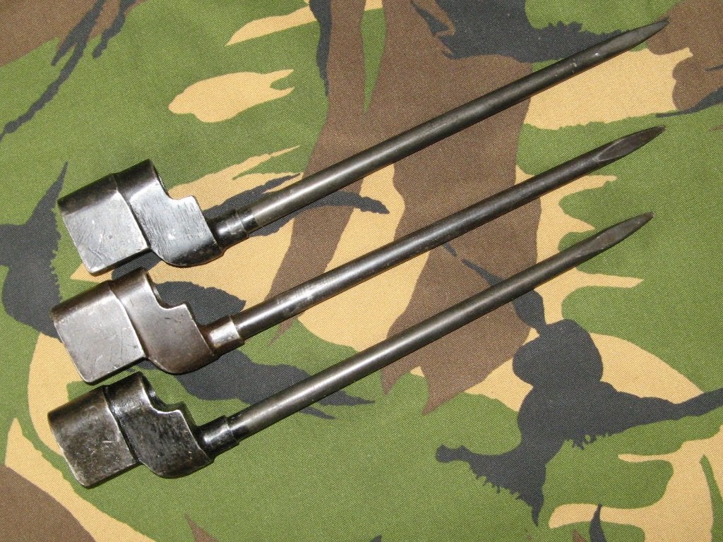 Bajonet Lee Enfield No. 4 MKII - British Army Combat, Ophalen of Verzenden, Landmacht, Engeland, Mes of Dolk