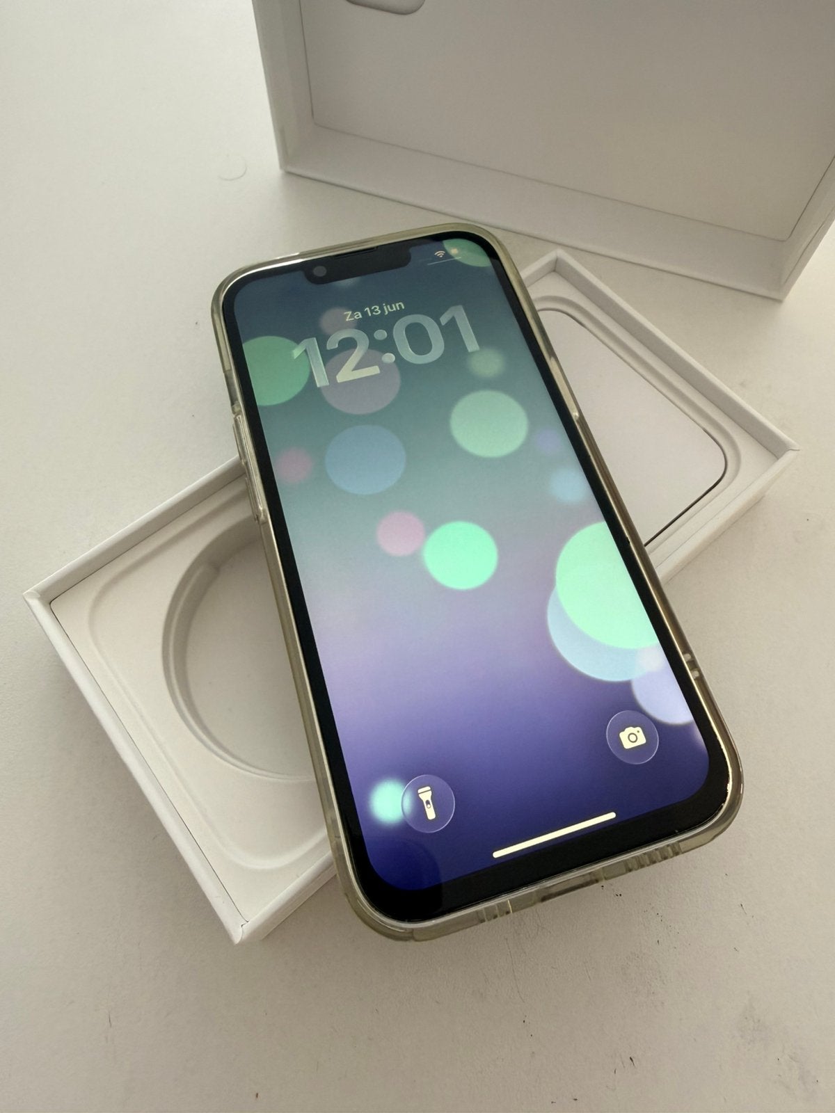 IPHONE 14 !!! 128 GB  E SIM !!! BATTERIJ 100%, 128 GB, Zwart, Ophalen of Verzenden, Zo goed als nieuw