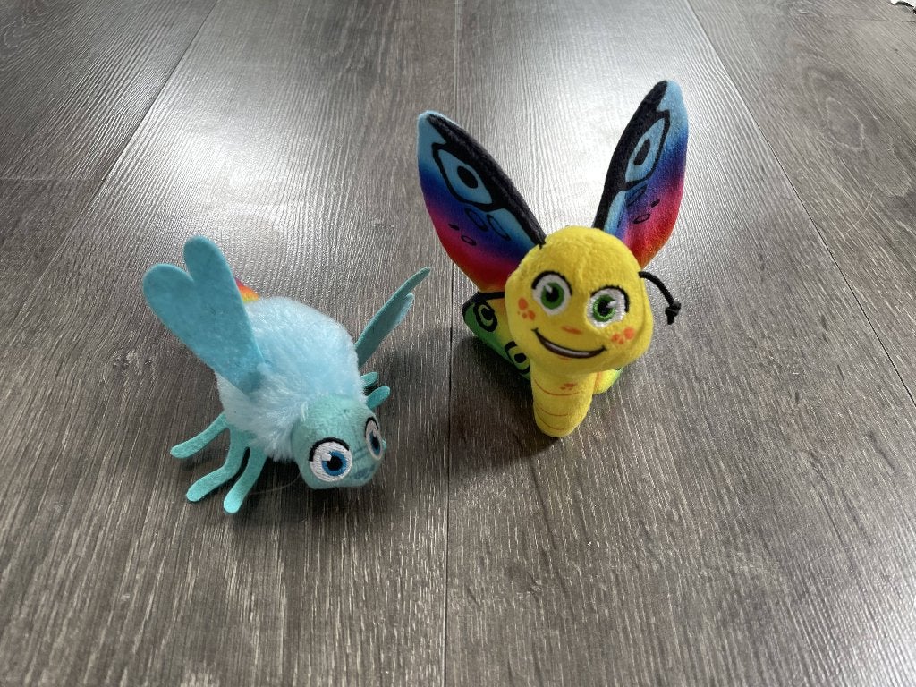 Vlinder en libelle regenboog knuffeltjes, Lidl, Overige karakters, Overige typen, Nieuw