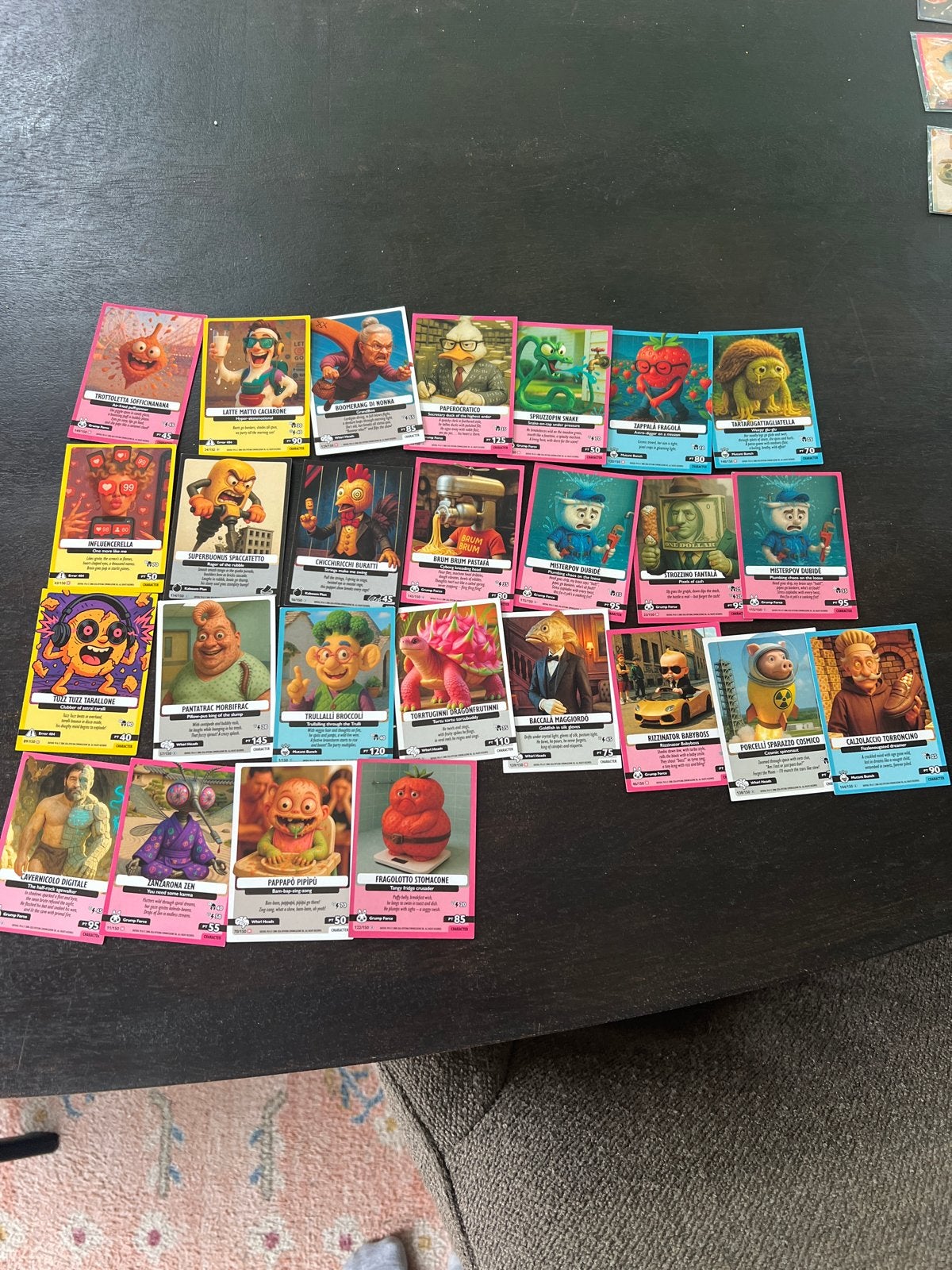 Skifidol Panini Italiaanse Brainrot Kaarten (Non-Foil), Ophalen of Verzenden, Zo goed als nieuw, Meerdere kaarten
