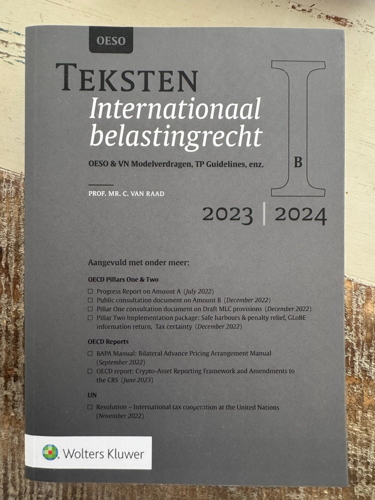 Teksten Internationaal belastingrecht 2023 | 2024, Boeken, Studieboeken en Cursussen, Ophalen of Verzenden, Gamma, Zo goed als nieuw