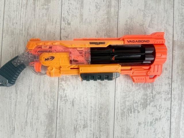 Nerf Vagabond-gun - pump action power! Stoer en snel., Kinderen en Baby's, Ophalen of Verzenden