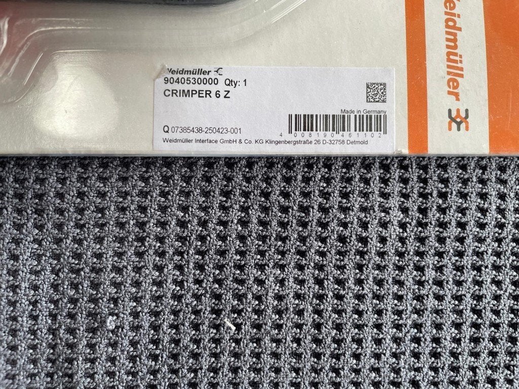 Weidmuller 9040530000, Krimptang 6Z, Nieuw, Ophalen of Verzenden, /, /