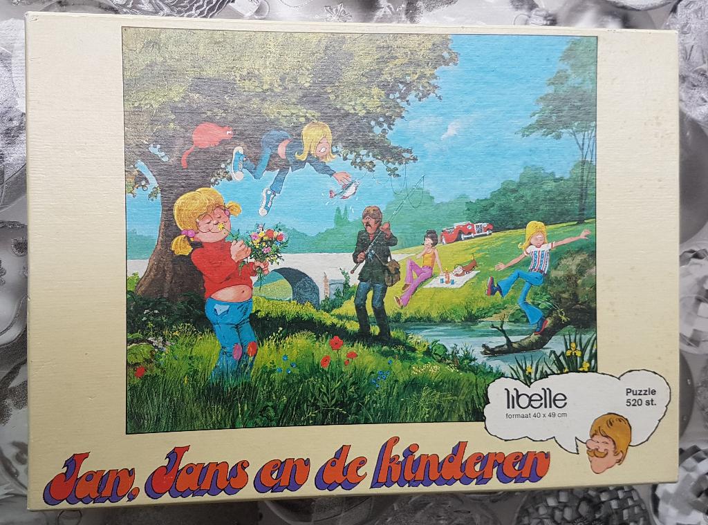 Jan Jans en de kinderen puzzel 520 stukjes, 40X49cm, Hobby en Vrije tijd, Denksport en Puzzels, Ophalen of Verzenden, 500 t/m 1500 stukjes