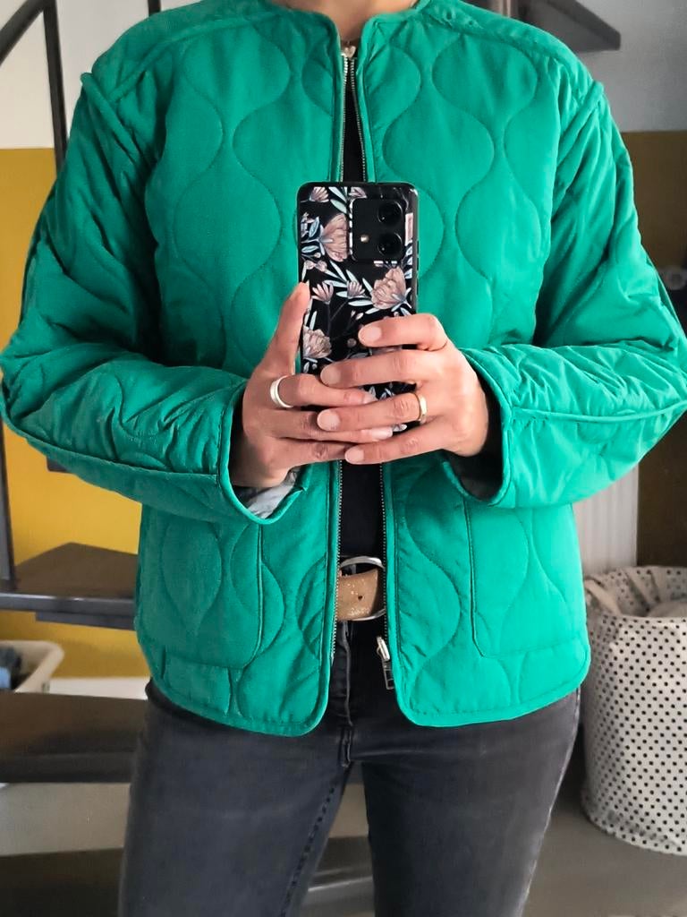 Hema gewatteerde zomerjas groen maat S, Ophalen of Verzenden, Nieuw, Maat 38/40 (M), Groen
