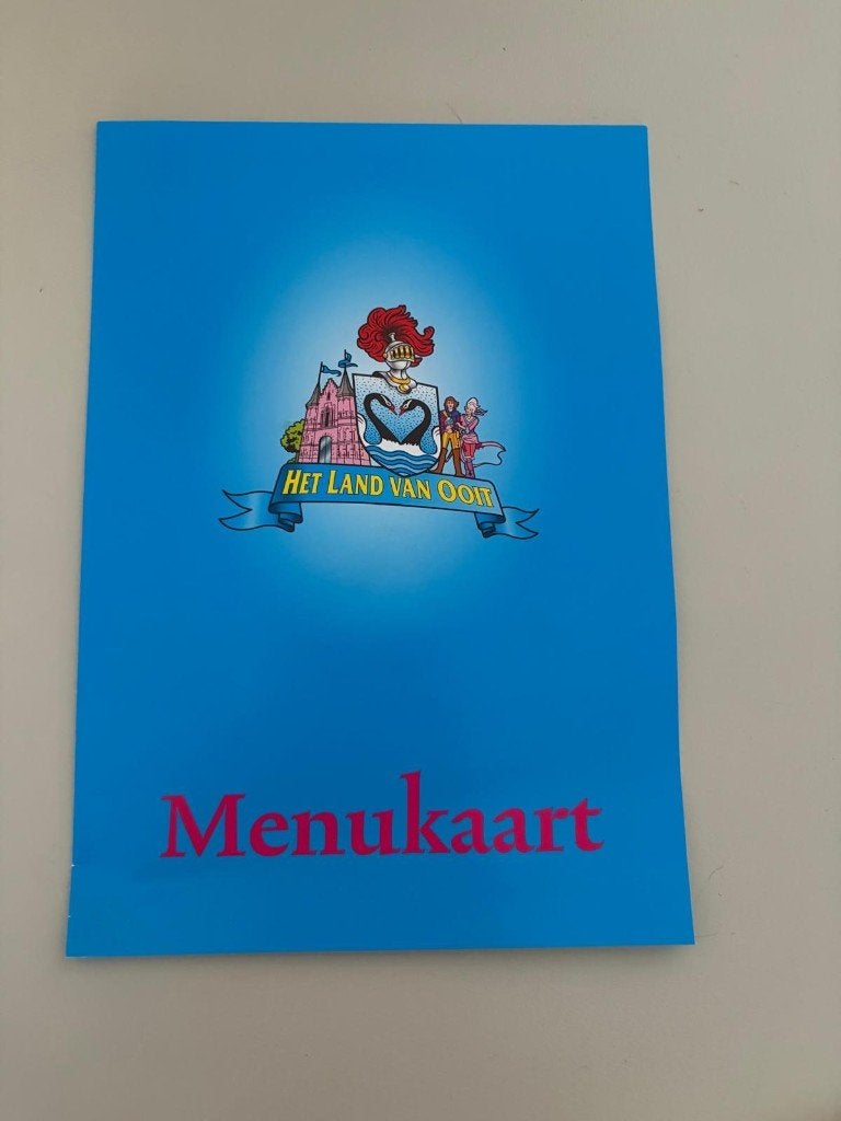 Land van Ooit "Menukaart", Ophalen of Verzenden, Gebruikt, Overige typen