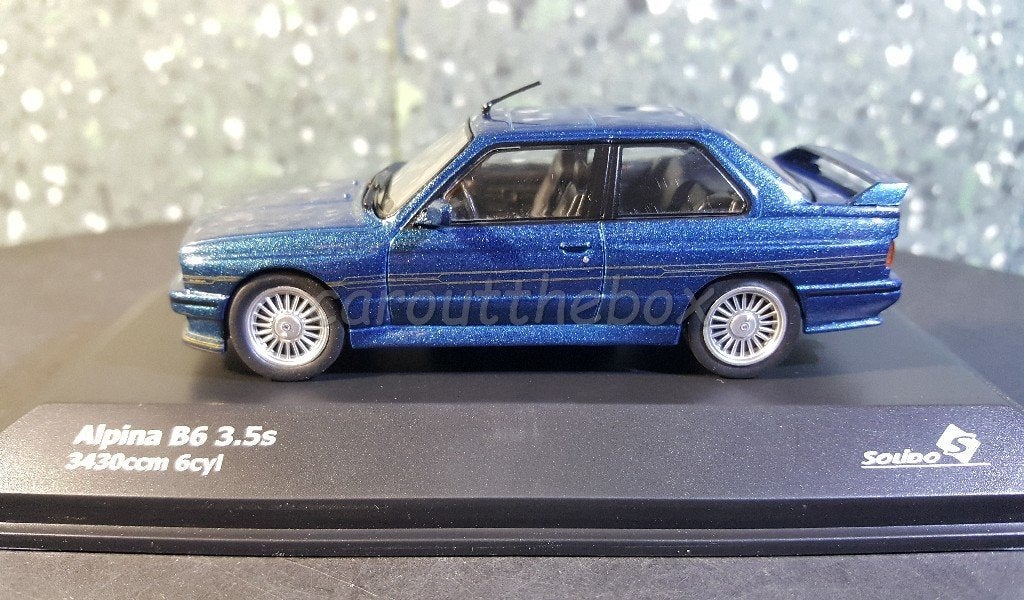 BMW Alpine B6 blauw 1/43 Solido Sol059, Ophalen of Verzenden, Nieuw, Auto, Solido