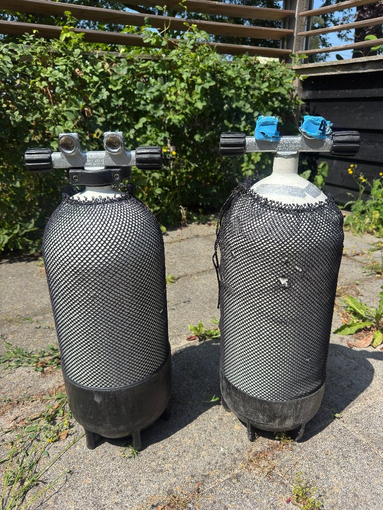 Duikfles 12L Bommetje - Gekeurd to 12-26, Watersport en Boten, Duiken, Ophalen, Zo goed als nieuw, Duikfles