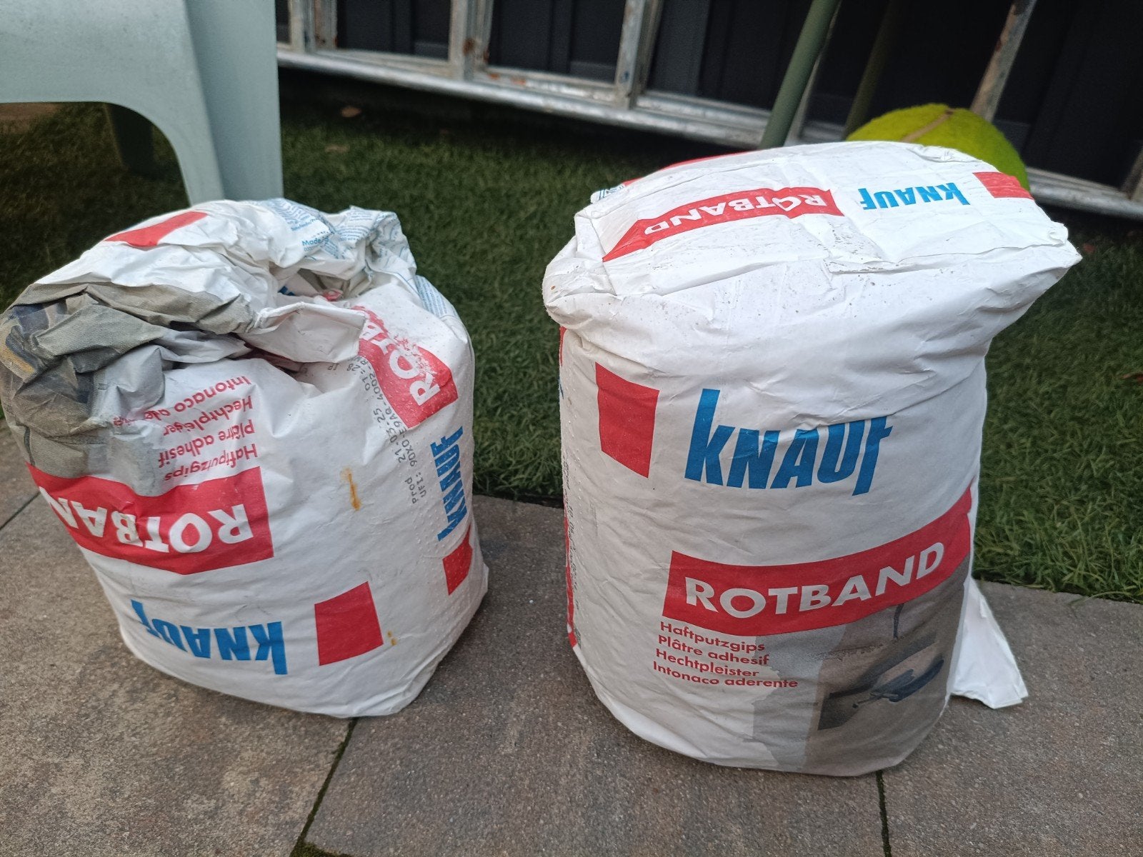 2 zakken Knauf roodband 10 kg GRATIS, Doe-het-zelf en Verbouw, Ophalen of Verzenden, Nieuw, Wit