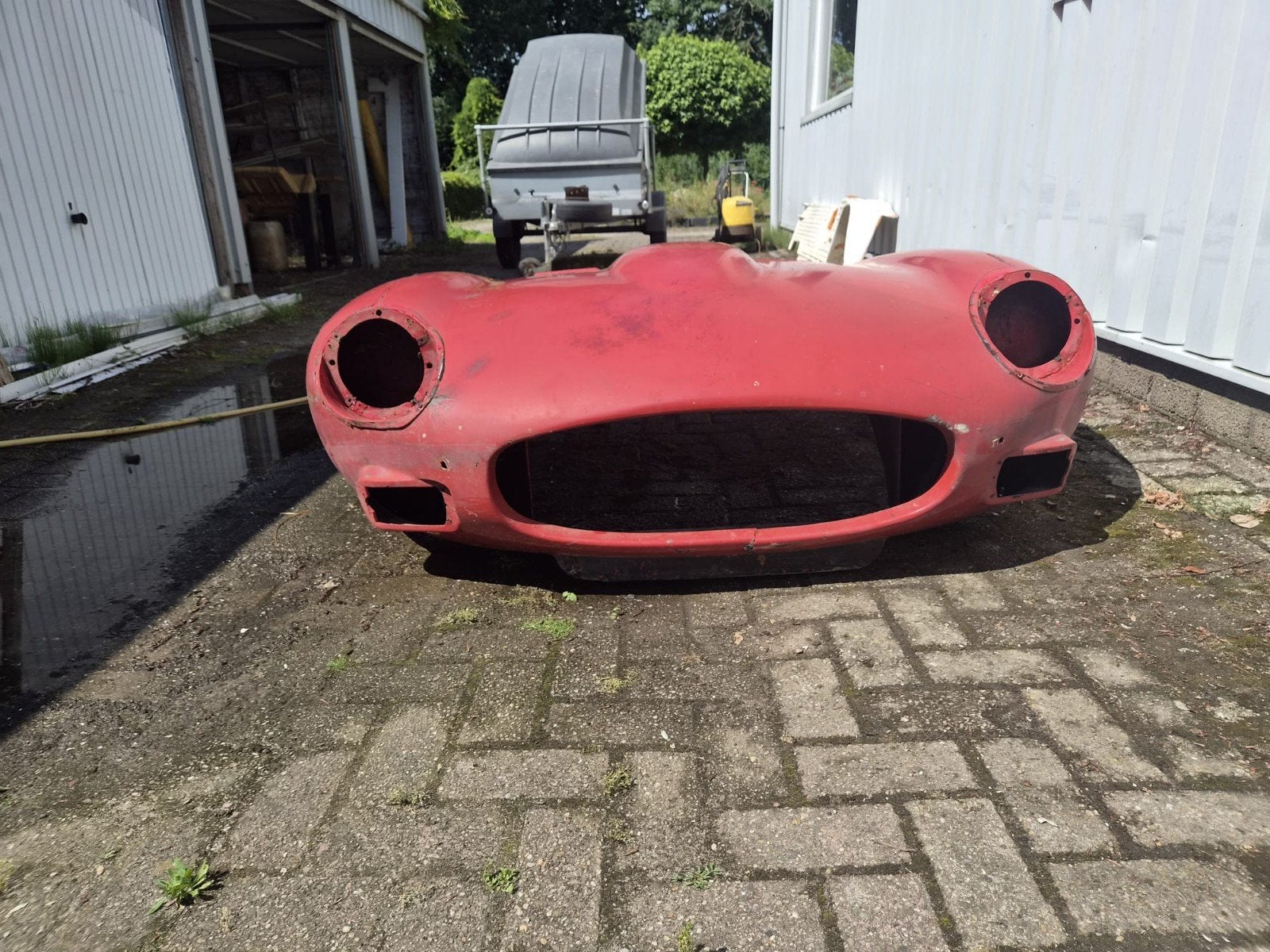 Jaguar kunststof race neus, Ophalen, Gebruikt, Jaguar, Motorkap