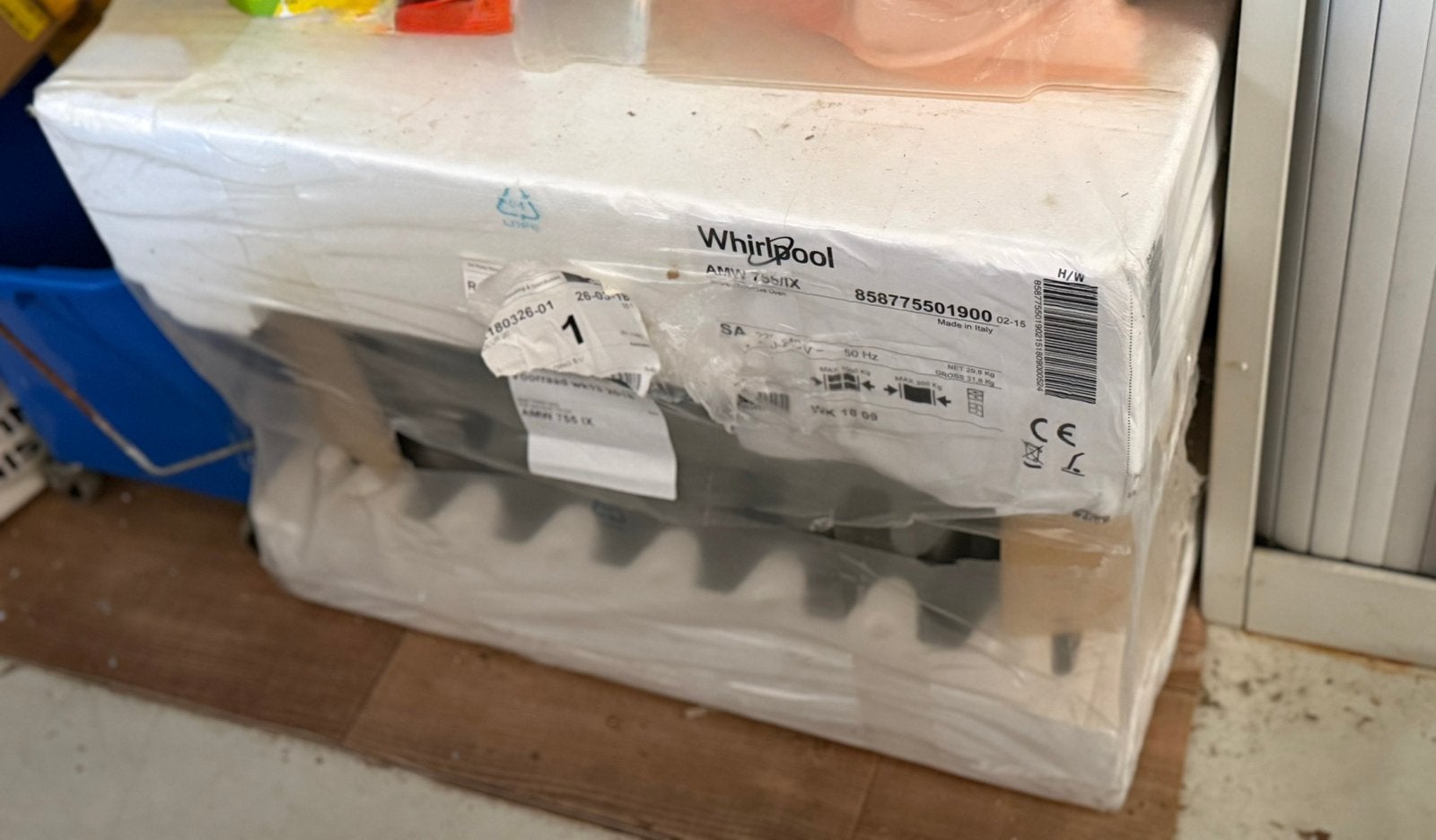 Whirlpool AMW 755 IX Inbouw Magnetron - Nieuw in doos, Ophalen, Nieuw, Inbouw, Magnetron