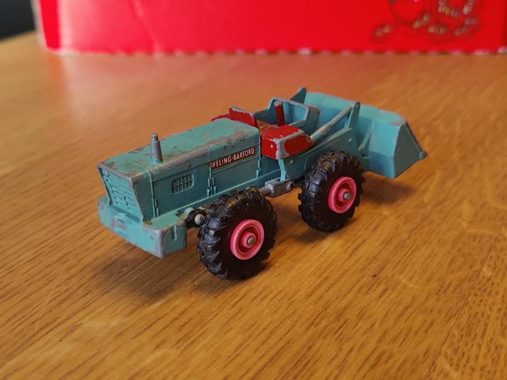 Matchbox Aveling Barford Tractor Shovel GROEN, Ophalen of Verzenden